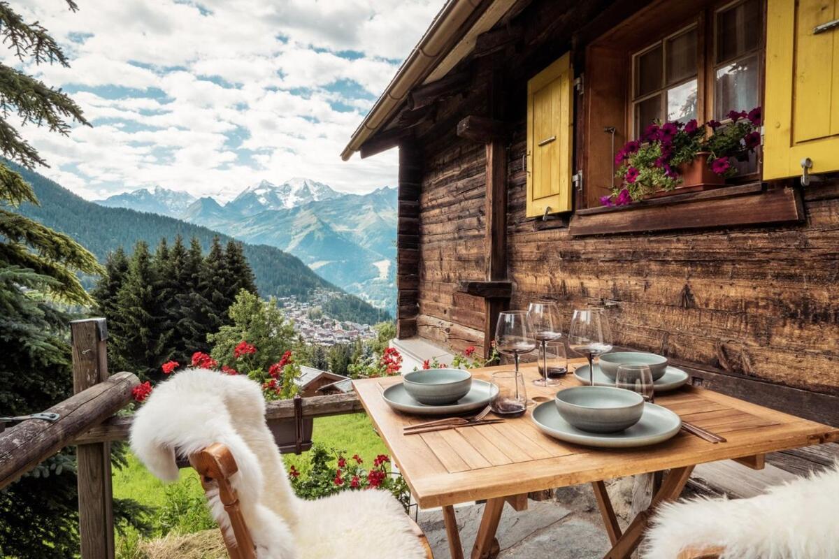 Cosy Chalet With Panoramic Views In Verbier Pension Buitenkant foto