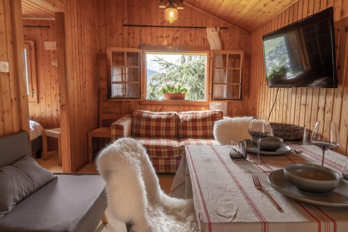 Cosy Chalet With Panoramic Views In Verbier Pension Buitenkant foto